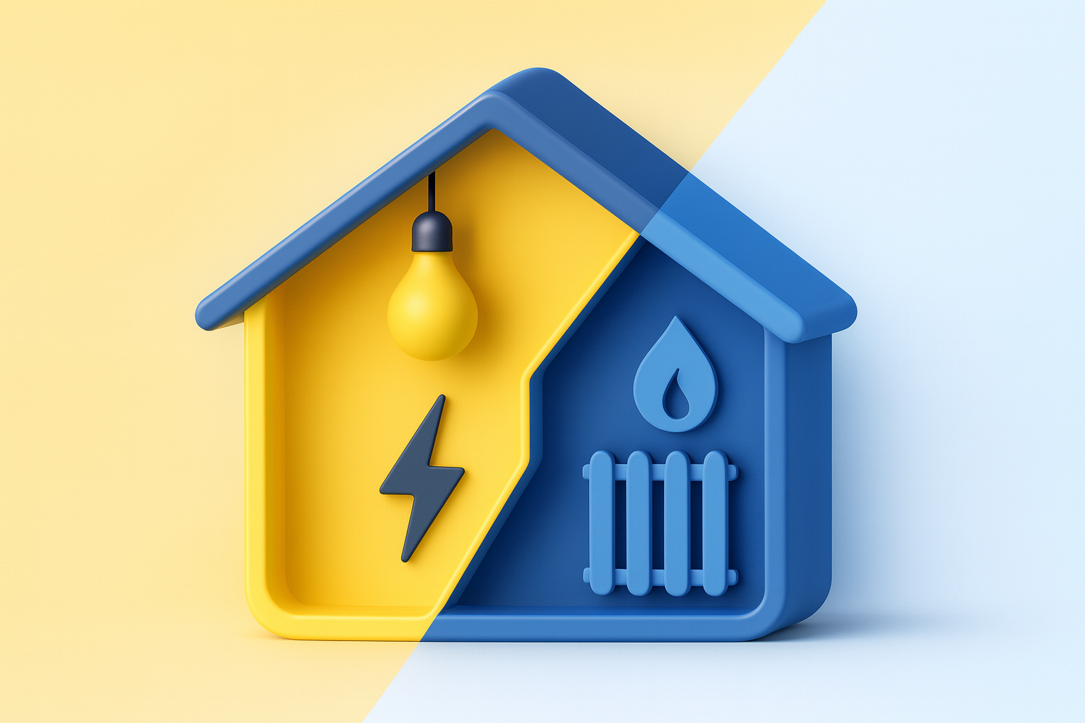 Σπίτι με ρεύμα και αέριο